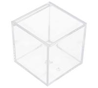 IDEANATEGRATE Storage Box with Lid Elegant Simple Design Small Cube Container for, Party Favour, Or Wedding Suitable for Birthdays and Events