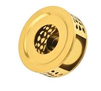 IDEANATEGRATE Tea Warmer Base and Candle Holder Stainless Steel Japanese Style with Hollow Design Teapot Heater to Keep and Tea Warm for Office