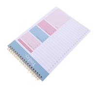 IDEANATEGRATE Undated B5 Spiral Bound Notebook with Refillable Structure and Goal Tracking, Hardcover Flip Top to Do List Notepad for Desk and Office Use, Featuring Task Checklist Pad Grids