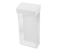 IDEANATEGRATE Wall Mounted Literature Holder Acrylic Wall-mounted Magazine Box with Lid for Literature and Marketing Materials, Education Settings and Exhibition Reception Zones