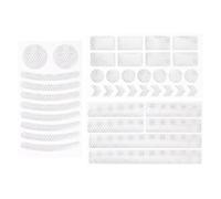 IDEANATEGRATE Waterproof Reflective Bike Stickers Made of Sturdy Pet Material, Noctilucence Decals for Mountain Bike Warning and Night Visibility, Cycling Accessory for Safety Outdoors