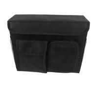 IDEANATEGRATE Wheelchair Storage Bag with Cup Holder for Rollators and Wheelchairs, Waterproof Oxford Cloth Material, Easy Installation, Suitable for Seniors, Practical Side Pouch for Mobility