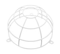 IDEANATEGRATE White Metal Detector Cover for Fire Alarm with Easy Installation and See-through Construction, Protective Shield for Detection Devices in Home and Office