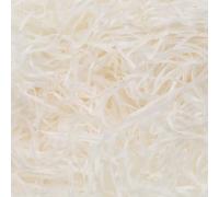 IDEANATEGRATE White Paper Shred Filler Made of Absorbent Raffia Grass Paper Thread for Candy and Chocolate Box Filling, 20g Pack, for Valentines Day and Wrapping