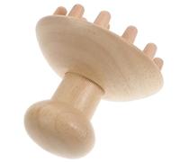 IDEANATEGRATE Wooden Head Massager Comb Anti-Static Design for Scalp Massage and Hair Loss Prevention, Synthetic Material, Brown Colour, for Relaxation and Stress Relief