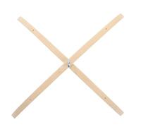 IDEANATEGRATE Wooden Wind Chime Top Frame Replacement 10 Inch with Metal Components for Easy DIY Assembly and Modular Design Flexibility, for Outdoor Patio Garden Craft Projects