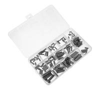 IDEANATEGRATE Woodruff Key Assortment Pack round Ended Parallel Drive Shaft 140pcs Stainless Steel Metal Flat Keys Silver for Drive Shaft and Machinery Industrial and Marine Applications
