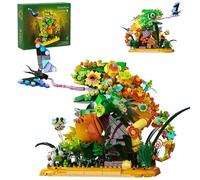 Ideas Chameleon Garden Flowers Bonsai Building Set, Compatible with Lego Insects Nature Inspired STEM Kit for Adults, MOC Stunning Desk Decor for Home/Office, for Kids & Adults Aged 12+ 1092PCS