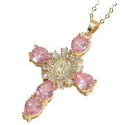 Ideas For Women For Female Minority Fashion Versatile Zircon Chain Lollipop Necklace (One Size)
