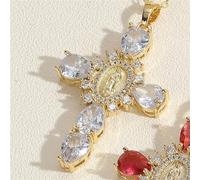 Ideas For Women For Female Minority Fashion Versatile Zircon Chain Lollipop Necklace (White, One Size)