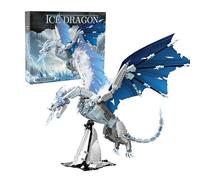 Ideas Ice Dragon Building Set，Compatible with Mainstream brands Adults Collectible MOC Dragon Model STEM Toy for GOT Fans Home Decor,Creative Gift for Kids Boys & Girls 8-16 (1019 PCS)