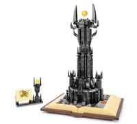 Ideas Lord Tower Castle Architecture Building Set for Adults, Compatible with Lego, STEM Christmas Birthday Gift Toy for Boys Aged 8-14, MOC Darkness Tower Building Kit for Fans to Collect (969PCS)