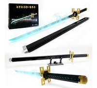 Ideas Sword Building Set Compatible with Lego Zenitsu Katana & Samurai Sword STEM for Anime Cosplay MOC TOY Adult Boys 8-16+ with Scabbard Holder 1515