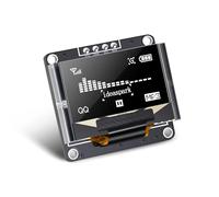 ideaspark 0.96 inch OLED Display Module with Protective Case,128x64 High-Resolution Screen Board,Pre-Soldered 4-Pin Headers,Compatible with SSD1306 Driver,Compatible with Arduino Raspberry Pi (White)