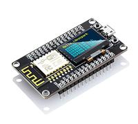 ideaspark WiFi Development Board with 0.96 Inch OLED Display, ESP-12E Wireless Module, Compatible with Arduino NodeMCU and MicroPython, Micro USB Interface Compatible with CH340 Driver (Solder PIN)