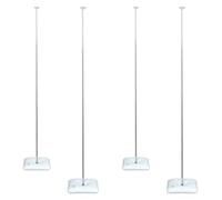 iDecoMart Balloon Column Stand Kit, Set of 4, Adjustable Height up to 2m, Ground Stakes for Stability, Reusable, for Party, Weddings, Birthday