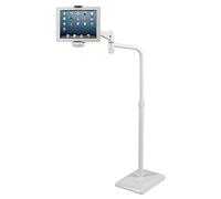 idée Height & Angle Adjustable, 360 Degree Rotating Floor Stand for tablet including ipad Pro/mini/Air, Surface Pro, Samsung Galaxy Tab, e-books & more, ICFTS01W
