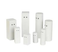 ideen.kollektiv - White Pro Board Figures - Premium Wooden Figures for Systemic Installation, Coaching, Therapy and Counseling - Family Figures - Figures of