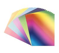 Ideen mit Herz Decorative Paper with Colour Gradient, 30 Sheets A4, 250 g/m², Intense or Pastel