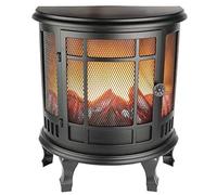 Ideen mit Herz LED fi nostalgia, decorative fi electric battery operated, without heating, realistic fire / flame effect 35 x 30 x 17 cm with timer function (6 hours on / 18 hours off)