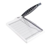 Ideen mit Herz | Lever Cutter | Paper Cutter | Cutting Machine for Paper, Cardboard, Felt, Cork, Foam Rubber, Leather | Capacity 5 Sheets 80 g/m² | Cutting Surface 15 x 22 cm | Grid in Inches & cm