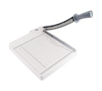 Ideen mit Herz Maxi lever cutter, paper cutter, cutting machine for paper, cardboard, felt, cork, foam rubber, leather, capacity 12 sheets 80 g/m², cutting surface 30 x 30 cm, grid in inches and cm