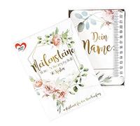 Ideen mit Herz Milestone Cards | My Pregnancy | 50 Cards | 10.5cm x 14.8cm | Includes Tape Measure 2m | Ideal as a Gift for Pregnancy