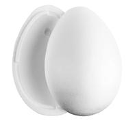 Ideen mit Herz Polystyrene egg, 2 pieces, large and separable (30 cm high, diameter 21 cm, pack of 2).