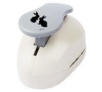 Ideen mit Herz Rabbit Hole Punch, Paper, Creme & Grey, Manual, 1 Sheet, Hole Count >=1, Jumbo Size 6.7 cm x 4.5 cm