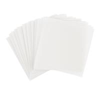 Ideen mit Herz Tracing Paper | 100 Sheets | Square | Premium Quality | 110 g/m² | Ideal Folding Paper for Star Crafts | Transparent Craft Paper (White, 20 x 20 cm)