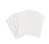 Ideen mit Herz Transparent Paper, 100 Sheets, 110 g/m², Square, Premium Quality, White, Art Media Paper, Ideal for Stars Craft and Lighting Projects