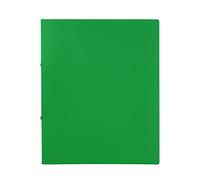 Idena 10434 Ring Binder in DIN A4 Format, 2-Ring Mechanism with 16 mm Diameter, 20 mm Spine Width, Green, Pack of 1