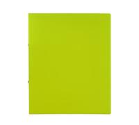 Idena 10435 Ring Binder in DIN A4 Format, 2-Ring Mechanism with 16 mm Diameter, 20 mm Spine Width, Light Green, Pack of 1
