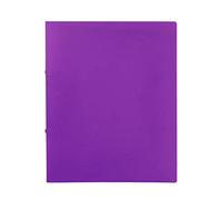 Idena 10438 Ring Binder in DIN A4 Format, 2-Ring Mechanism with 16 mm Diameter, 20 mm Spine Width, Purple, 1 Piece