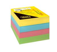 Idena 11198 Notepad, 9 x 9 cm, 700 Pieces Loose, Note Pad Made of 75 g/m² FSC Mix Paper in 4 Colours, Note Box Replacement Insert