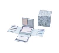 Idena 11370 Notepad Set Hinged with Notes and Adhesive Strips, Practical Dispenser in Folding Box, Suitable for Office, School and Home, Compact and Versatile