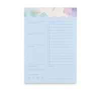 Idena 11379 - Notepad Daily Planner, Format DIN A5, Pad with 52 Sheets, 100 g/m² Paper, 1 Day per Page