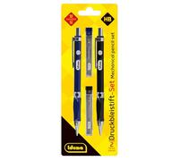 Idena 12145 - Mechanical Pencil Set - 2 Pieces - 0.5 and 0.7 mm with 12 Refills