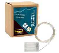 Idena 31824 - LED Micro Lichterkette mit 30 LEDs in Warmweiß, 6 Stund (Nintendo)