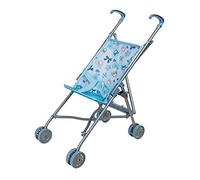 Idena 40069 Folding Doll Buggy, Bear Design (Blue)