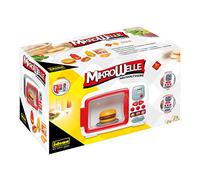 Idena 40470 Microwave for Children with Light and Sound Effects, Kitchen Device with 7 Basic Functions and Extensive Accessories, Toy for Learning Practical Skills