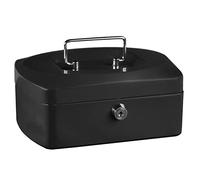 Idena 50028 Cash Box 8 Inches Size 205 x 160 x 90 mm Black Pack of 1