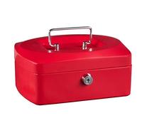 Idena 50029 Cash Box 8 Inches Size 205 x 160 x 90 mm Red Pack of 1