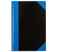 Idena 542901-22907000 Notebook A5, Lines, 96 Pages, FSC, Blue/Black