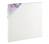 Idena 60032 Stretcher Frame with 100% Cotton Canvas 380 g/m² for Oil and Acrylic Paints 40 x 40 cm White