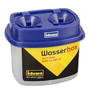 Idena 60049 Water Box with 2 Tanks, Transparent/Blue, Pack of 1