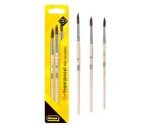 Idena 60108 Hair Brush Set of 3 in Sizes 8, 10 & 12