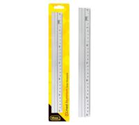Idena 602122 Aluminium Ruler 30 CM Silver | With millimetre & centimeter scaling, for school, office & leisure, 602122