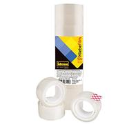 Idena 631040 Adhesive Film, Pack of 10, 15 mm x 10 m, Transparent