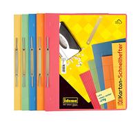 Idena Box File Folder A4 Assorted Pack of 25